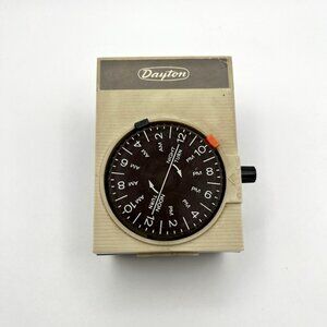 Vintage Retro Dayton 24 HR Plug In Timer Model 2E274 Mid Century USA *READ